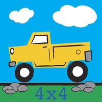 4x4 Truck by Melanie Parker - various sizes