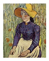 Portrait of Einer Jungen Bauerin Fine Art Print