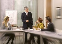 Corporate Meeting Fine Art Print