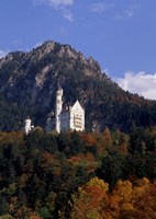 Bavarian Alps and Neuschwanstein Castle Fine Art Print