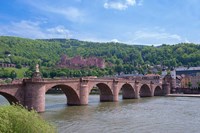 Carl Theodor Bridge, Heidelberg Castle Fine Art Print
