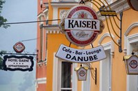 Danube River Cafe and Bar Fine Art Print