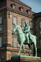 King Christian IX Statue Fine Art Print