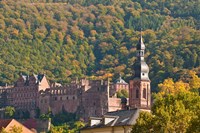 Heidelberg's Old Town, Germany Fine Art Print