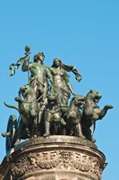 Panther Quadriga Sculptur, Germany Fine Art Print