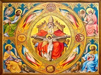 Altar Painting, Cologne, Germany Fine Art Print