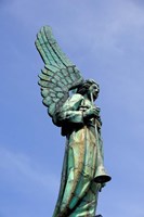 View of Angel in Quebec, Montreal Fine Art Print
