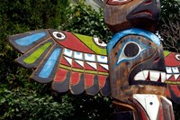 Tadoussac Native American Totem Pole Fine Art Print