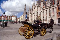 Horsedrawn Carriage Ride, Belgium Fine Art Print