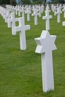 France, Normandy, WWII cemetery Fine Art Print