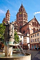 Saint Martin's Cathedral, Mainz, Germany Fine Art Print