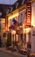 Hotel Bergerand's in Village of Chablis Fine Art Print