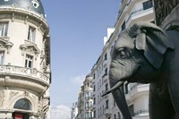 Elephant Fountain, French Alps Fine Art Print