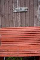 Covehead Bay Liars' Bench Fine Art Print