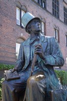 Statue of Hans Christian Andersen Fine Art Print