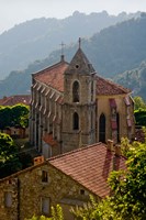 Village of Zicavo, Corsica, France Fine Art Print