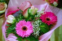 Flowers in Market Fine Art Print