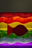 Colorful Fish Drawing Fine Art Print