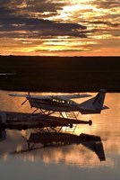 Plane on Whitefish Lake Fine Art Print