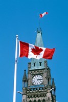 Parliament Hill buildings Fine Art Print