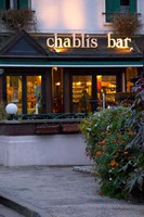 Chablis Bar Cafe, Chablis, Bourgogne, France Fine Art Print