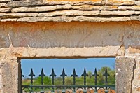 Gate and Key Stone Carved with Montrachet Fine Art Print