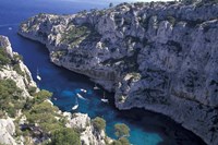 Limestone Cliffs,Provence, France Fine Art Print