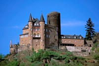 Castle, Rhine River, Germany Fine Art Print