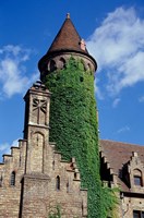 Ivy-Covered Medieval Tower Fine Art Print