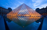 Notre Dame Cathedral at Night Fine Art Print