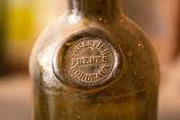 Antique Wine Bottle with Molded Seal Fine Art Print