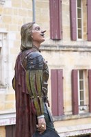 Statue of Cyrano de Bergerac, Dordogne, France Fine Art Print