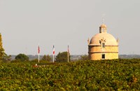 Tower and Flags of Chateau Latour Vineyard Fine Art Print