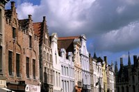 Buildings in Bruges, Belgium Fine Art Print
