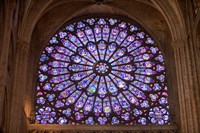 Interior of Notre Dame Cathedral, Paris, France Fine Art Print