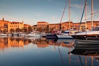 Corsica, France Marina at Sunset Fine Art Print