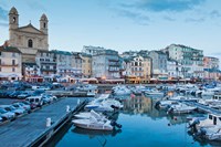 Bastia Port at Dusk Fine Art Print
