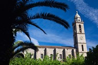 France, Corsica, Sartene, Eglise Ste-Marie church Fine Art Print
