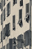 Details of a Building in Corsica Fine Art Print