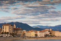 Seaside City View of Corsica Fine Art Print
