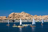 Sailboats in Corsica, France Fine Art Print