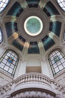Palais des Beaux-Arts ceiling detail, Lille, French Flanders, France Fine Art Print