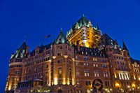 Chateau Frontenac Hotel at Night Fine Art Print