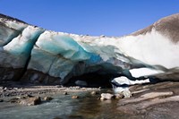 Ice Cave in the Glacier of Schlatenkees Fine Art Print