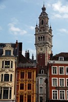 Lille Architecture and Bell Tower Fine Art Print