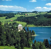 Schloss Fuschl Castle, Salzkammergut Fine Art Print