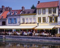Amiens Built on Waterways and Canals, France Fine Art Print
