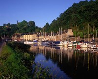 Dinan and River Rance, Cotes-d'armor, France Fine Art Print