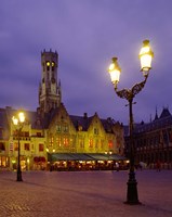 Burg Square, Bruges, Belgium Fine Art Print