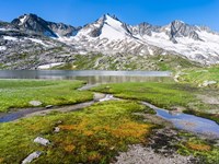 Reichenspitz Mountains and Lake Gerlos Fine Art Print